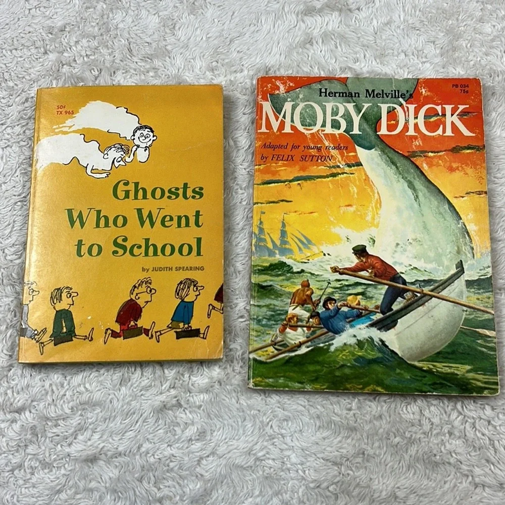 Vintage 60s 70s Softcover Chapter Book lot - bundle of 6